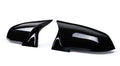 For BMW F20 F21 F22 F23 F30 F31 F32 F36 X1 E84 F87 M2 2pcs Auto Car Rear View Side Mirror Cover Trim Carbon Fiber Style