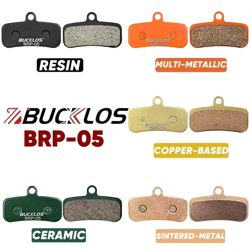 25 Pairs BUCKLOS BRP-05 Bike Disc Brake Pads Ceramic Resin B