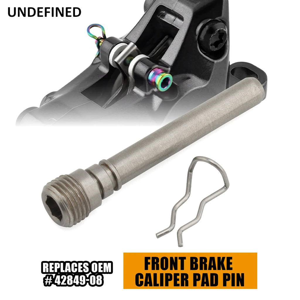 Motorcycle Front Brake Caliper Pad Pin Stainless Steel For H