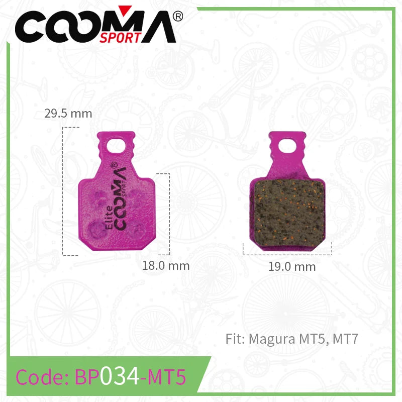 4 Pairs 8 PCS Ceramic Bicycle Brake Pads for SRAM Avid Shimano Magura Hayes Formula Hope ZOOM JAK Bike Caliper