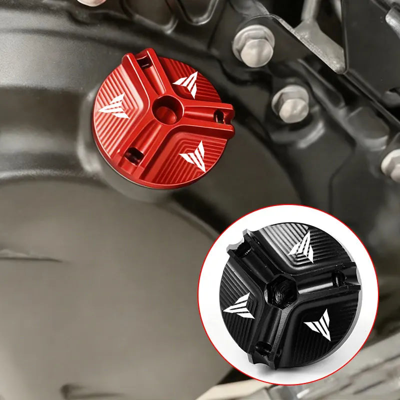 Motorcycle CNC Engine Oil Filler Cup Plug Cover Cap Screw Fo