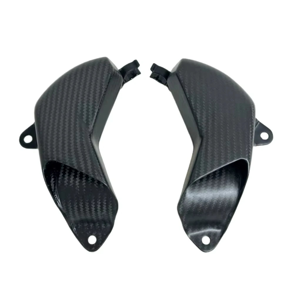 For KTM SUPER DUKE 1290 1390 Super Duke R RR R EVO 100% 3K Carbon Fiber Motorcycle Front Brake Air Duct Caliper Radiator Cover
