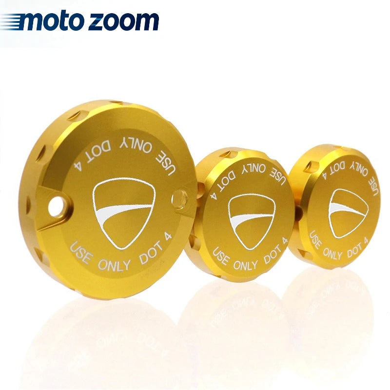 For Ducati Panigale V2 V4 V4S V2P Speciale Clutch Rear Brake Fluid Reservoir Cover Engine Oil Valve Cap Cover