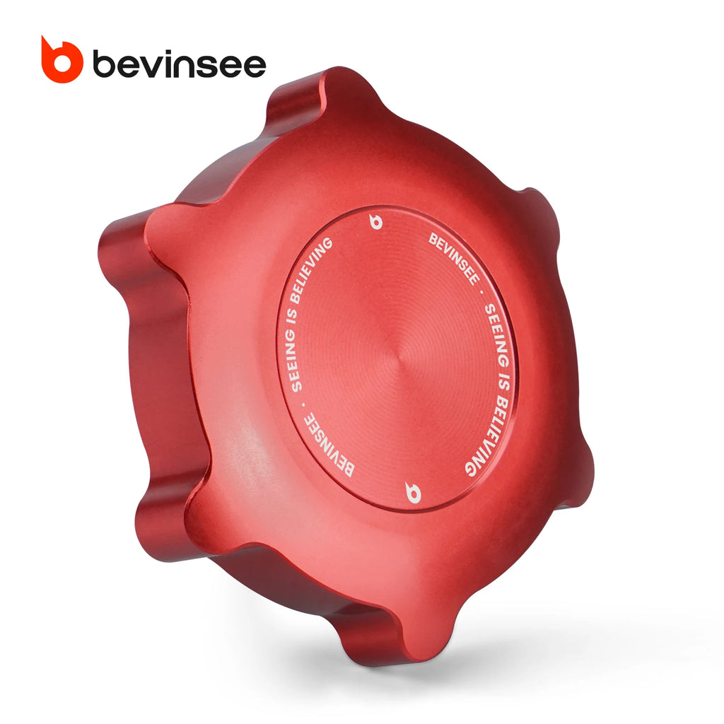BEVINSEE M Style Engine Oil Filler Neck Sealing Cap for BMW E30 E60 E46 E90 E36 E39 E91 E92 E93 E61 X3 E83 X5 E53 E70 Z3 Z4