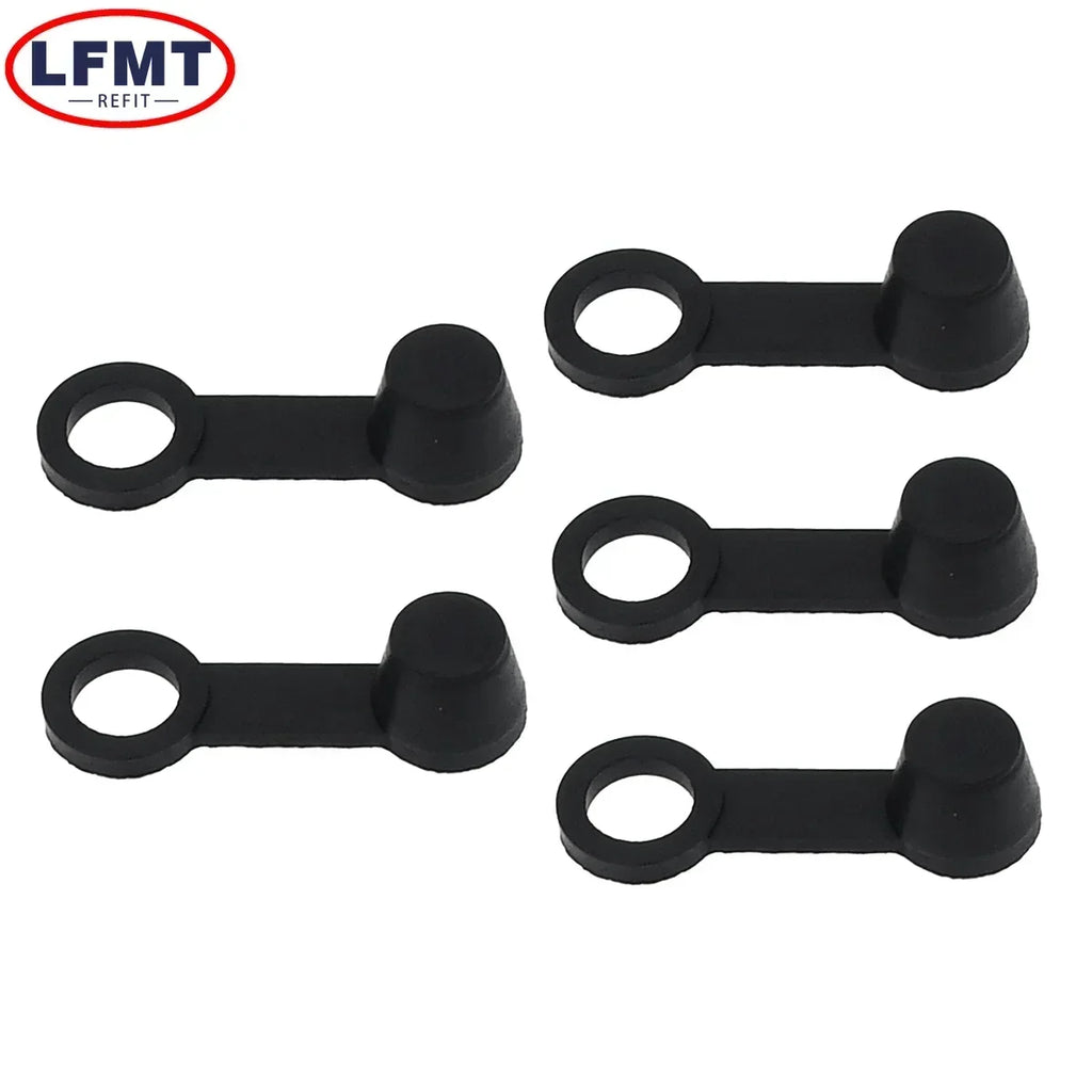 10 sets Motorcycle Scooter Brake Upper Lower Pump Caliper Shock Absorber Sleeve Dust Cover Rubber Disc Waterproof Cap Universal