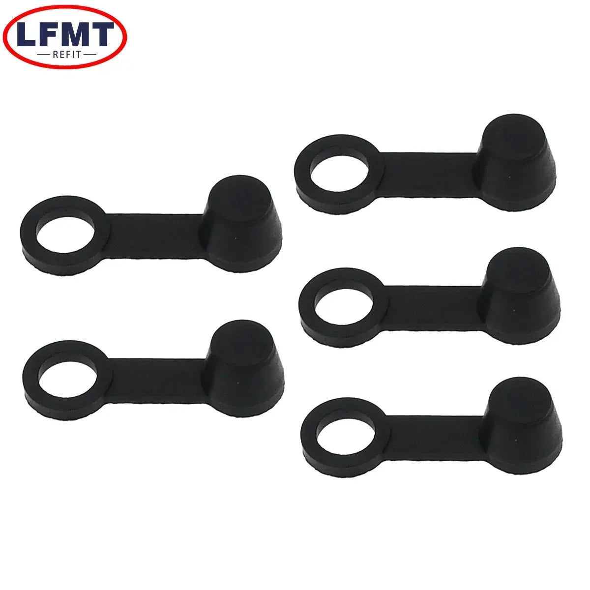 10 sets Motorcycle Scooter Brake Upper Lower Pump Caliper Shock Absorber Sleeve Dust Cover Rubber Disc Waterproof Cap Universal