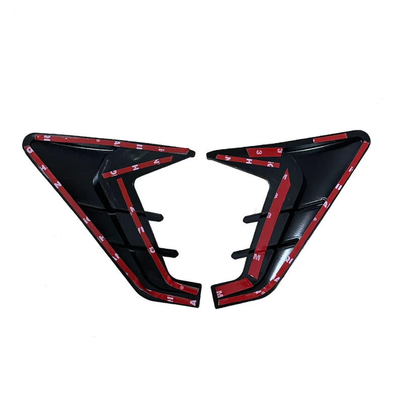 2pcs Universal Car Air Flow Fender Hood Intake Vent Cover Tr