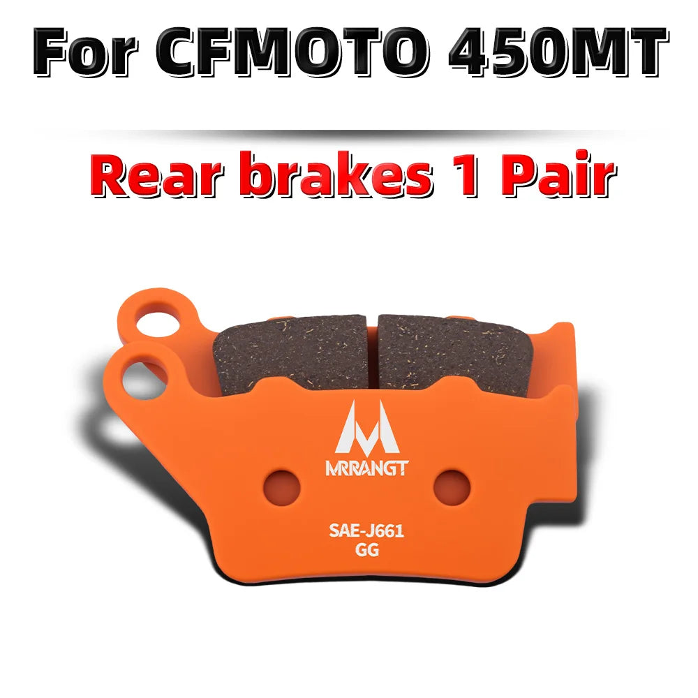 MRRANGT Ceramic Brake Pads Performance Brake Kit fit for CFMOTO 450SR 450NK 450MT 450SR-S 450CL-C 250SR 250NK CLX250 250CL-C