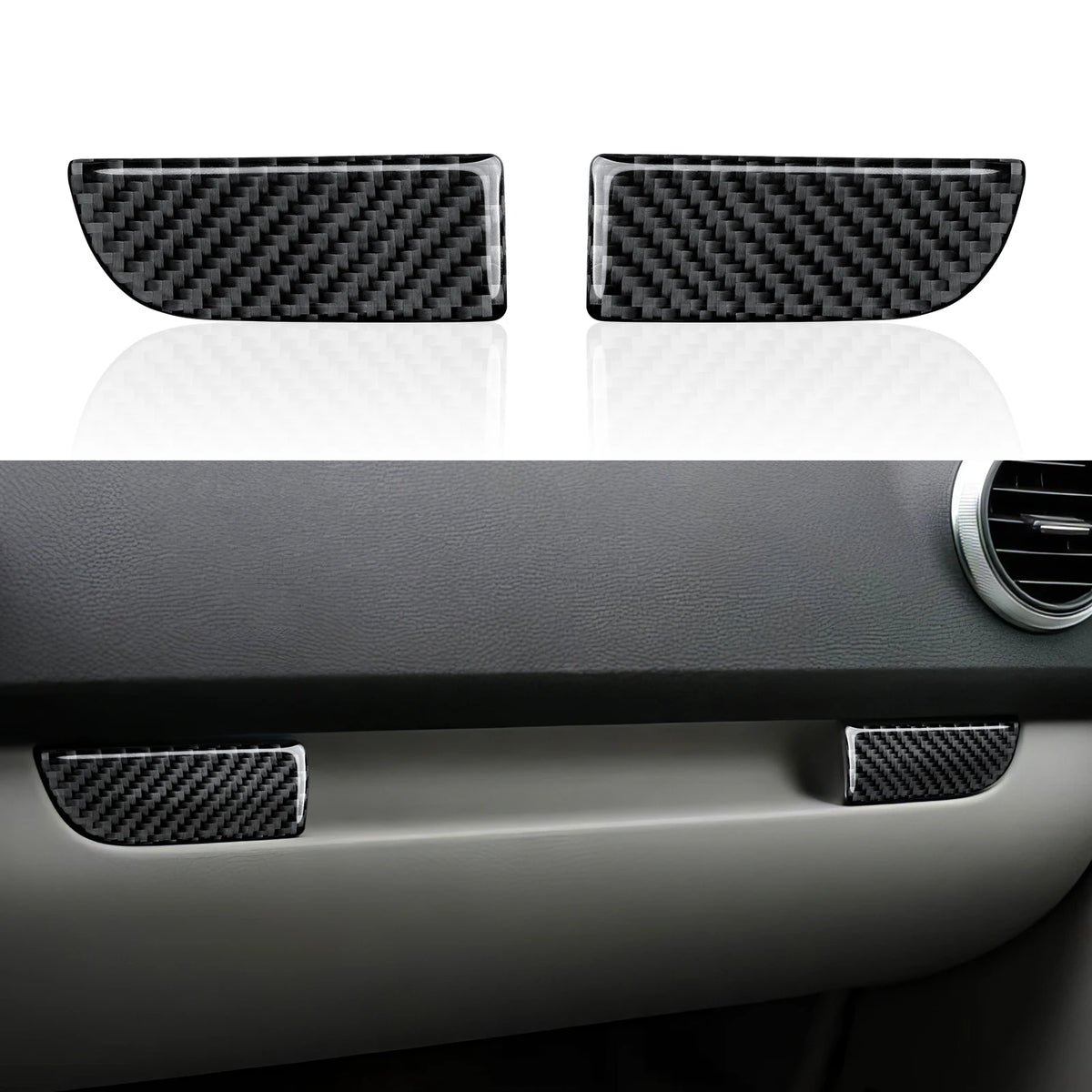 Car Center Console Gear Shift Panel Window Lift Carbon Fiber Interior Sticker For Audi A3 S3 RS3 (2003-2012) Trim Accessories