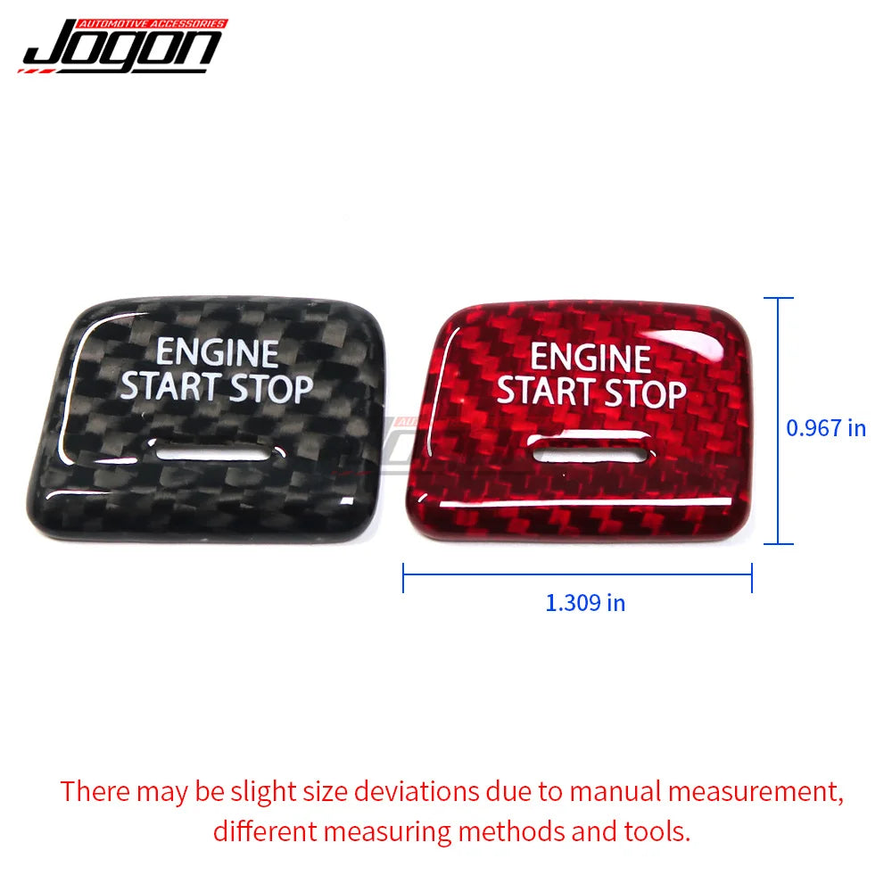 Carbon Start Stop Push Button For Chevrolet Camaro Corvette 