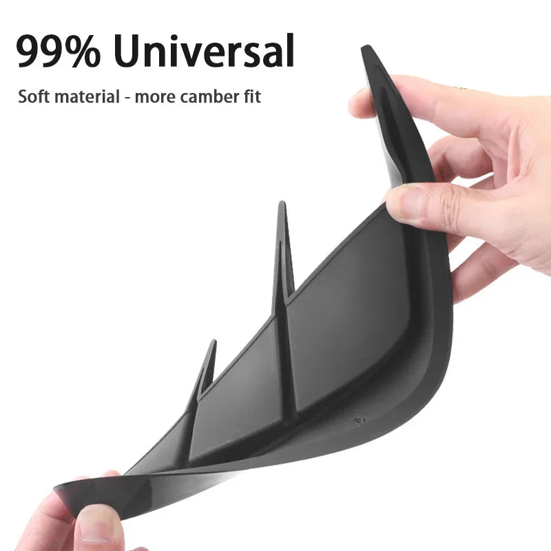 Multifunction Carbon Fiber Car Fender Trim Car Sticker Shark