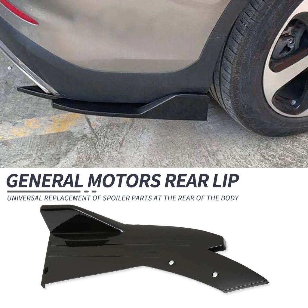 Universal Car Rear Bumper Spoiler Lip Carbon Fiber Wing Trim