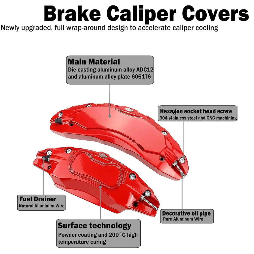 Brake Caliper Covers For Tesla Model 3 Highland 2024 2025 20