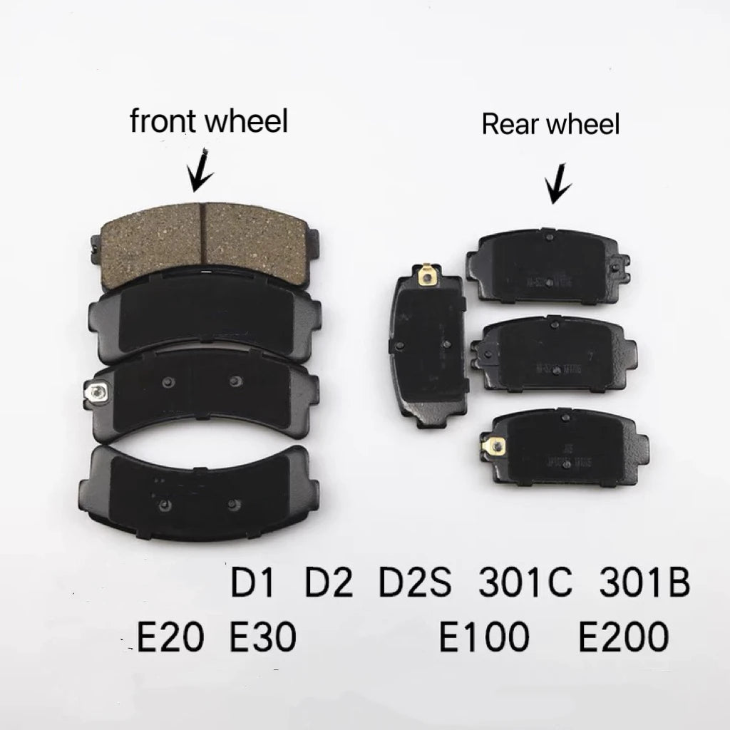 2Set Front And Rear High quality ceramic brake pads For Geel