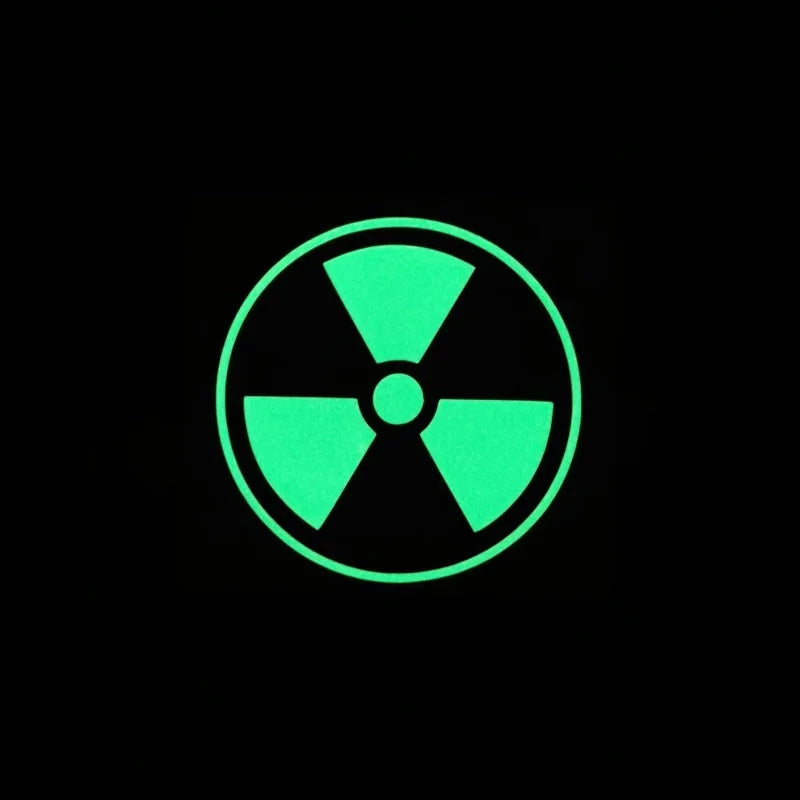 Car Stickers Caution Radiation Hazard Danger Warning Sign Re