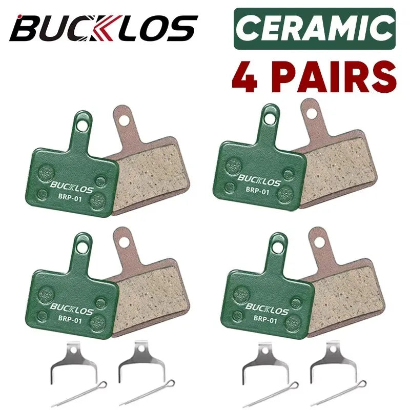 BUCKLOS Ceramic Bike Brake Pads MTB Hydarulic Disc Pads For SHIMANO MT200 Mountain Road Bike Brake Pad B01S B05S Cycling Part