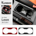 Real Soft Carbon Fiber Sticker For Seat Leon 2013 2014 2015 