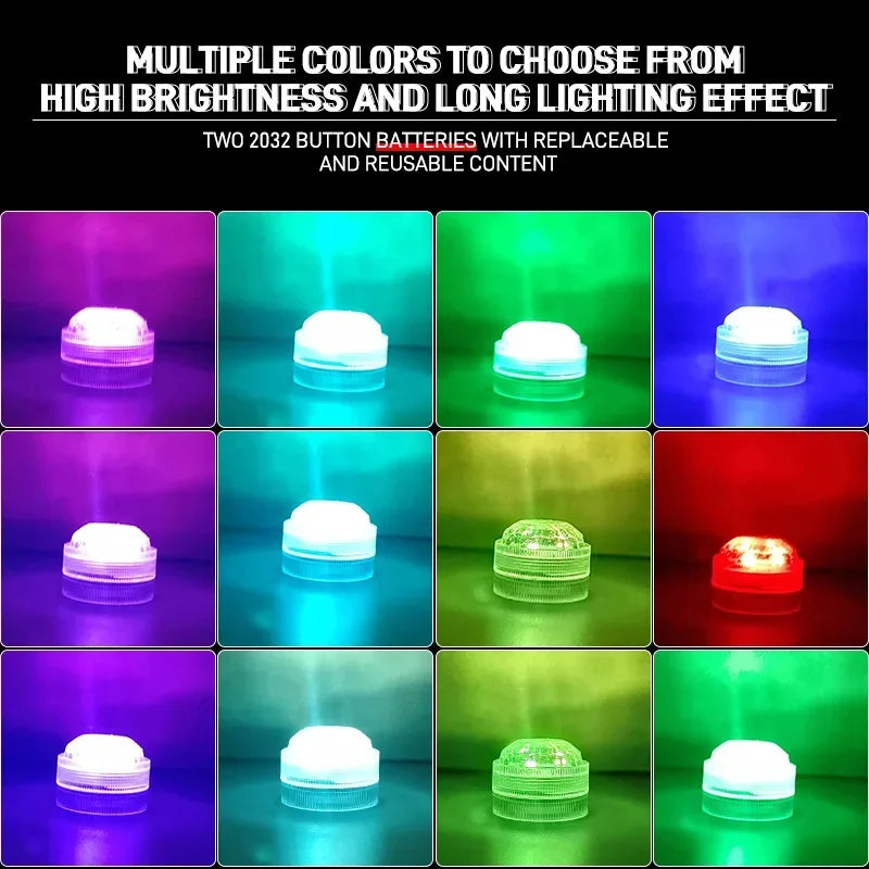 Wireless Adhesive LED Car Interior Ambient Light Remote Cont
