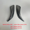 For BMW 1 2 Series F20 F21 F22 F23 Carbon Fiber Interior Door Pull Handle Trim Cover 2012-2016 Car Door Panel Replacement