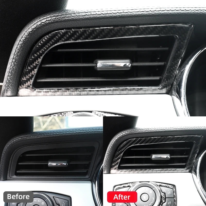 For Ford Mustang GT 2015-2021 Carbon Fiber Auto Dashboard Le