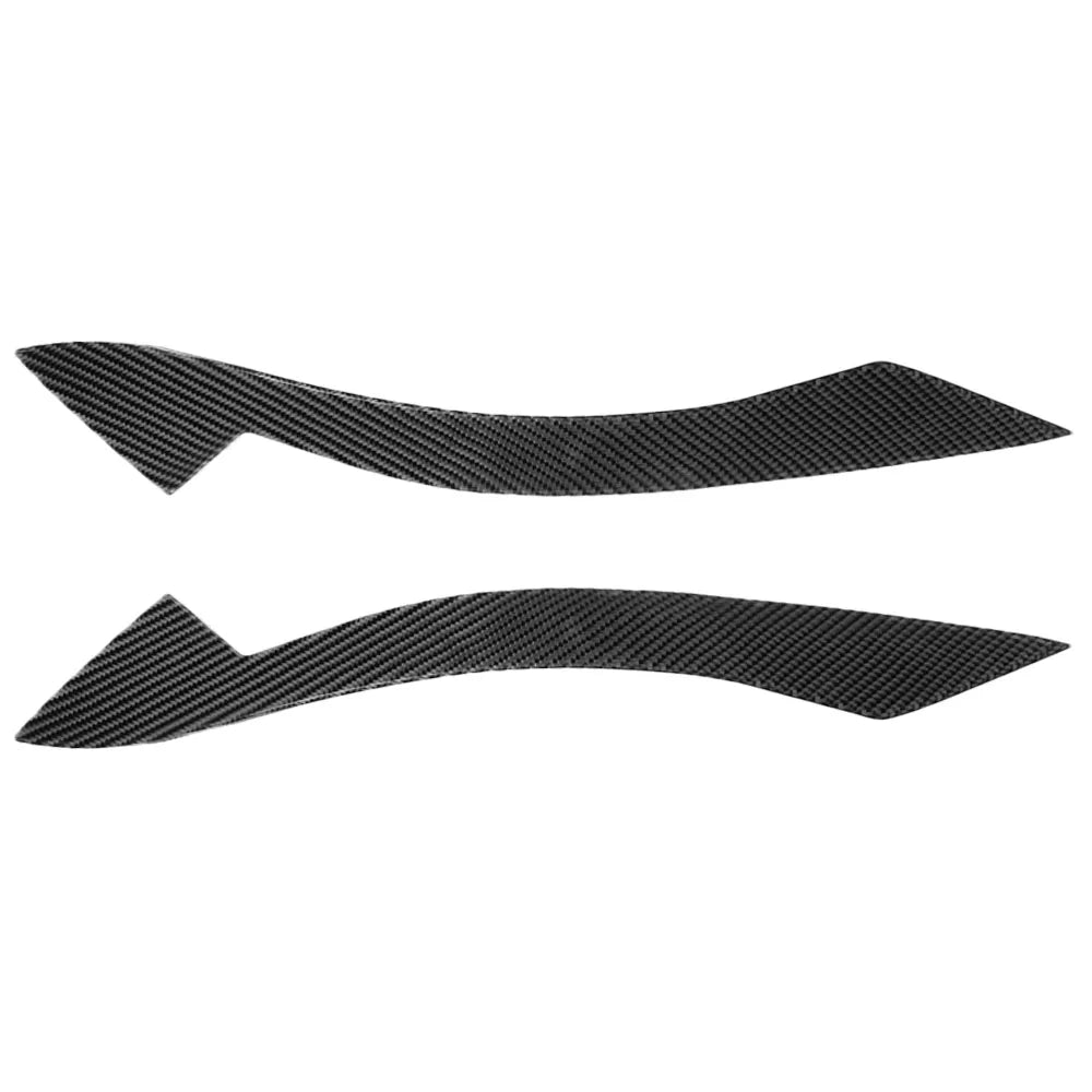 2pcs Car Headlight Eyebrow Eyelid Cover Trim ABS Black/Carbon Fiber for BMW Z4 E89 2009 2010 2011 2012 2013 2014 2015