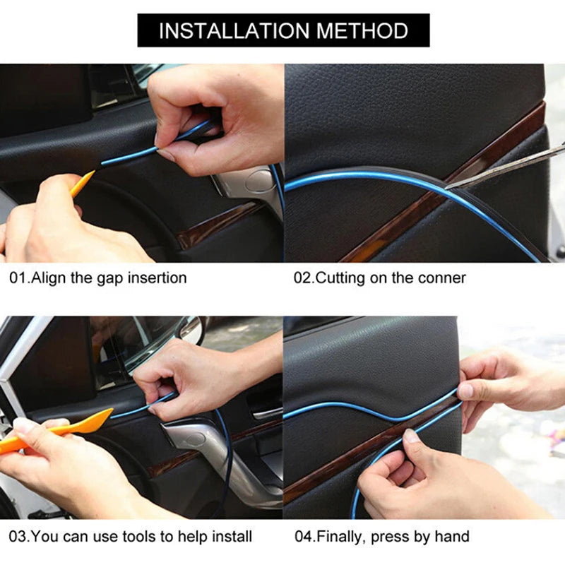 Car Interior Decor Styling Ideas 5M Orange Car Accessories U