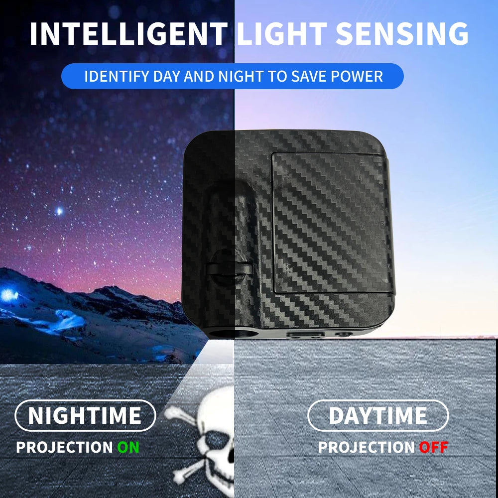 2Pcs Car Door Badge Welcome Light HD Wireless Projector Lamp