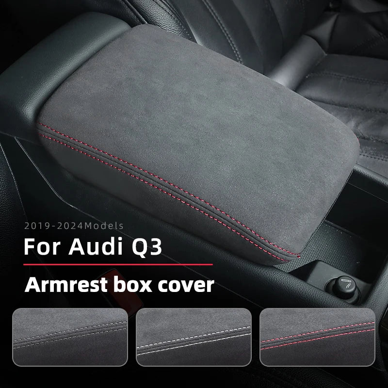 Car Central Armrest Box Cover Tray Case Holder for Audi Q3 F