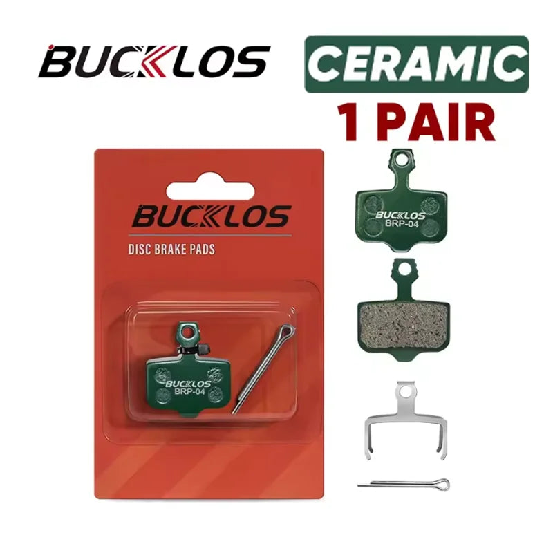 BUCKLOS Bike Disc Brake Pads for SRAM Avid MTB Road Bicycle Hydraulic Brake Pad Durable Wear-resistant Brake Pads Bike Accessory