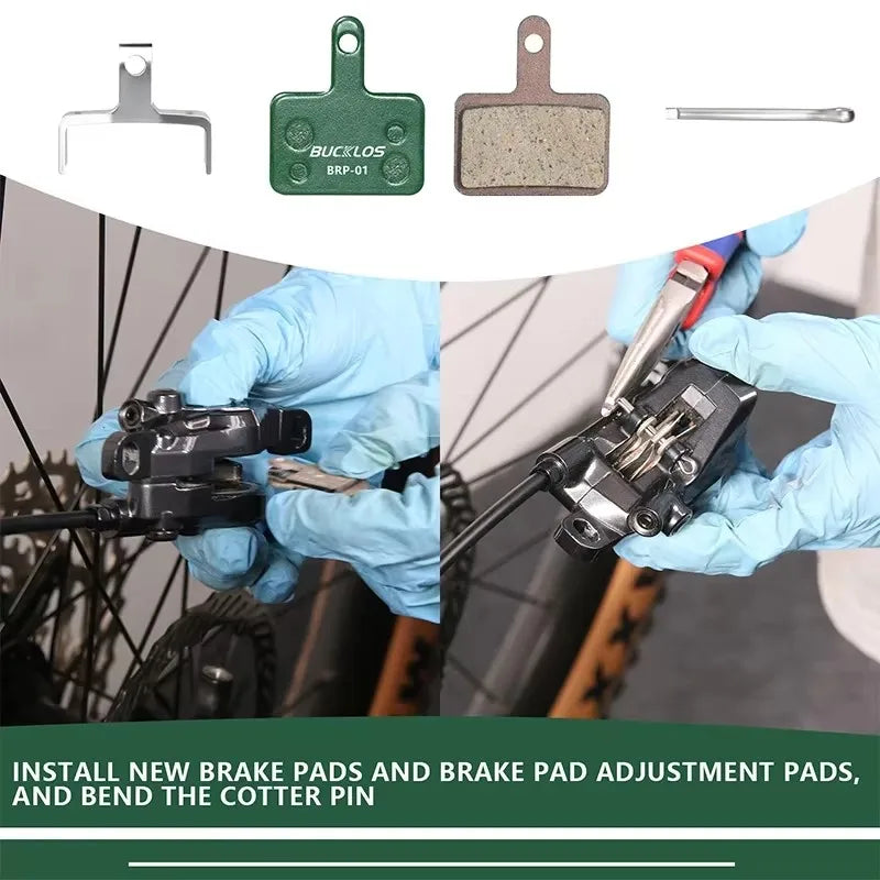 BUCKLOS Ceramic Bike Brake Pads MTB Hydarulic Disc Pads For 
