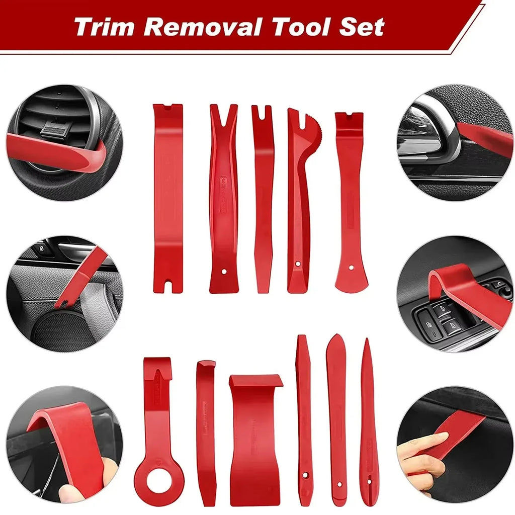 7/8/11/12Pcs Car Door Clip Car Disassembly Tools Set DVD Ste