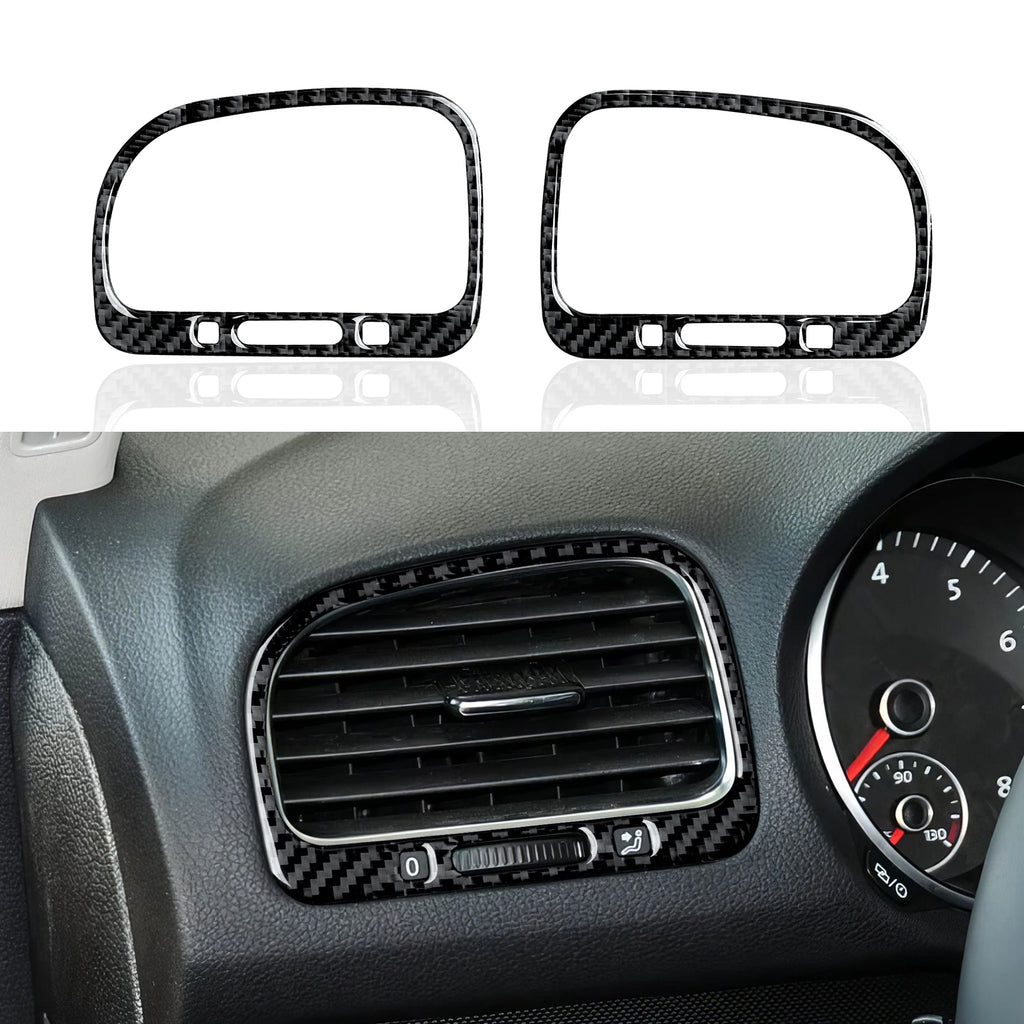 Car Center Console Gear Shift Panel For Volkswagen Golf VI MK6 GTI R Plus (2010-2014) Carbon Fiber Interior Sticker Trim Set Kit