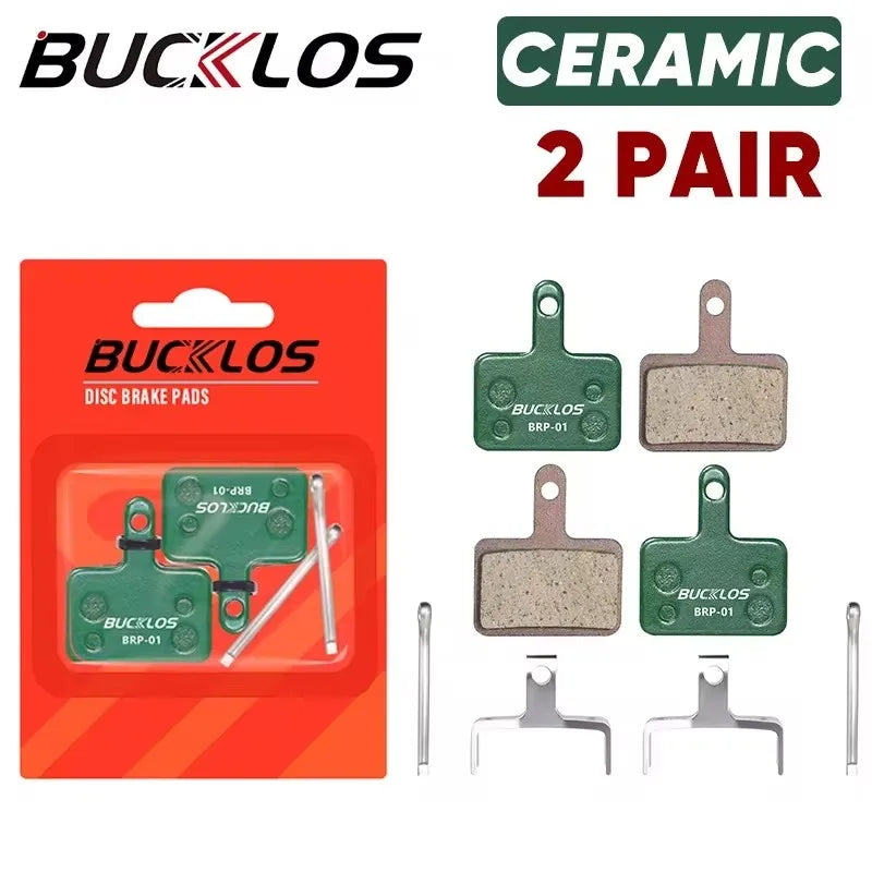 BUCKLOS Ceramic Bike Brake Pads MTB Hydarulic Disc Pads For SHIMANO MT200 Mountain Road Bike Brake Pad B01S B05S Cycling Part