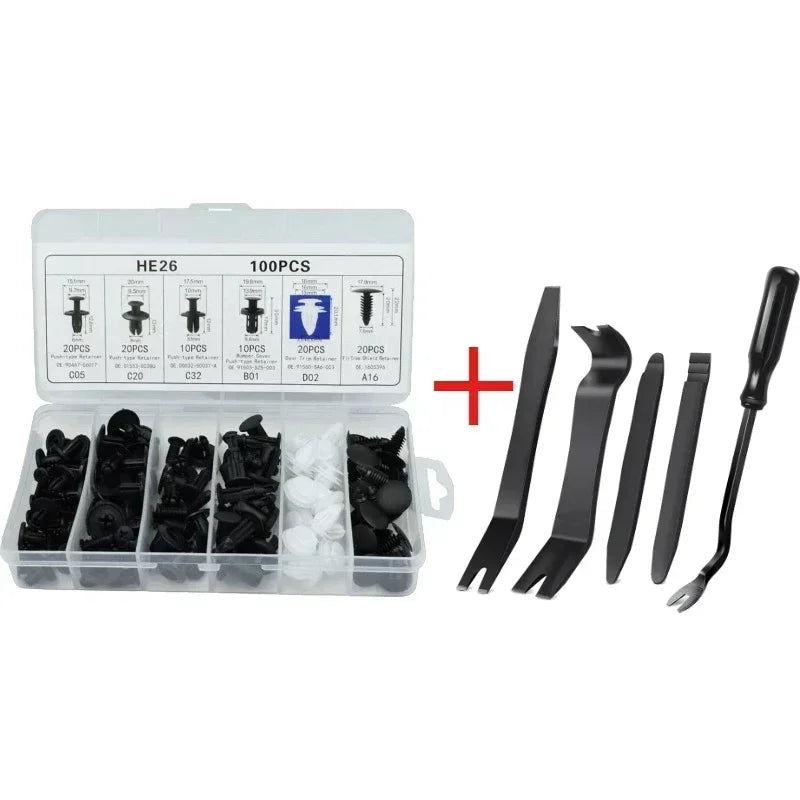 A set Car Disassembly Interior Kit Tool Car Radio Do DVD Player Clip Panel Trim Dash Audio Dashboard Repair Plastic Auto