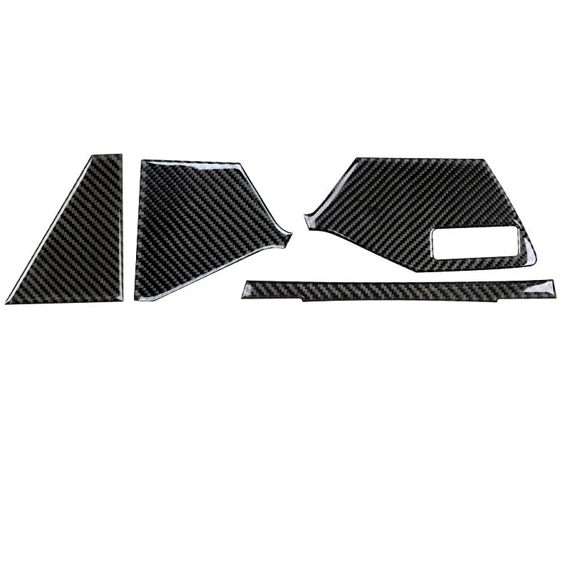 Real Soft Carbon Fiber Sticker for Audi A3 S3 8Y 2021 2022 2023 2024 2025 RHD LHD Car Central Control Instrument Interior Trim