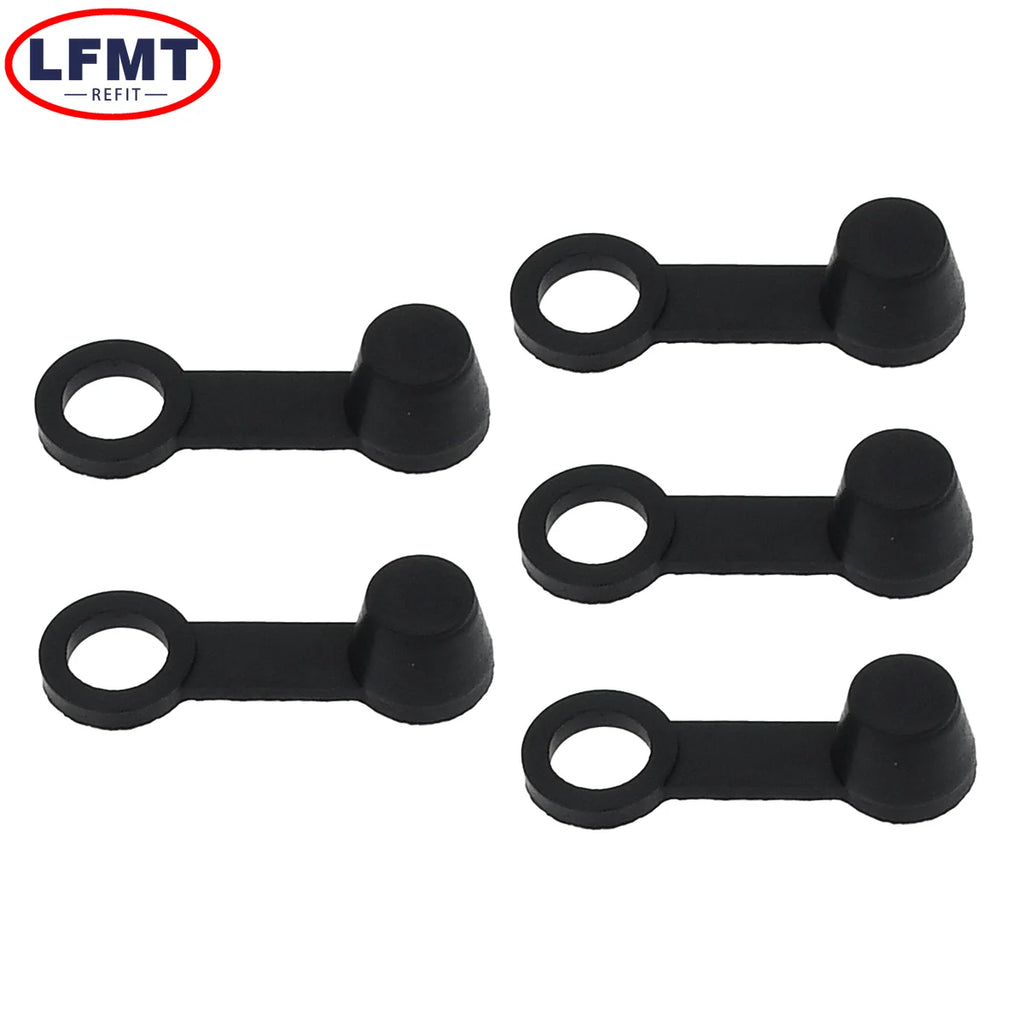 10/5 sets Brake Upper Lower Pump Caliper Shock Absorber Sleeve Dust Cover Rubber Disc Waterproof Cap for Motorcycle Scooter Bike