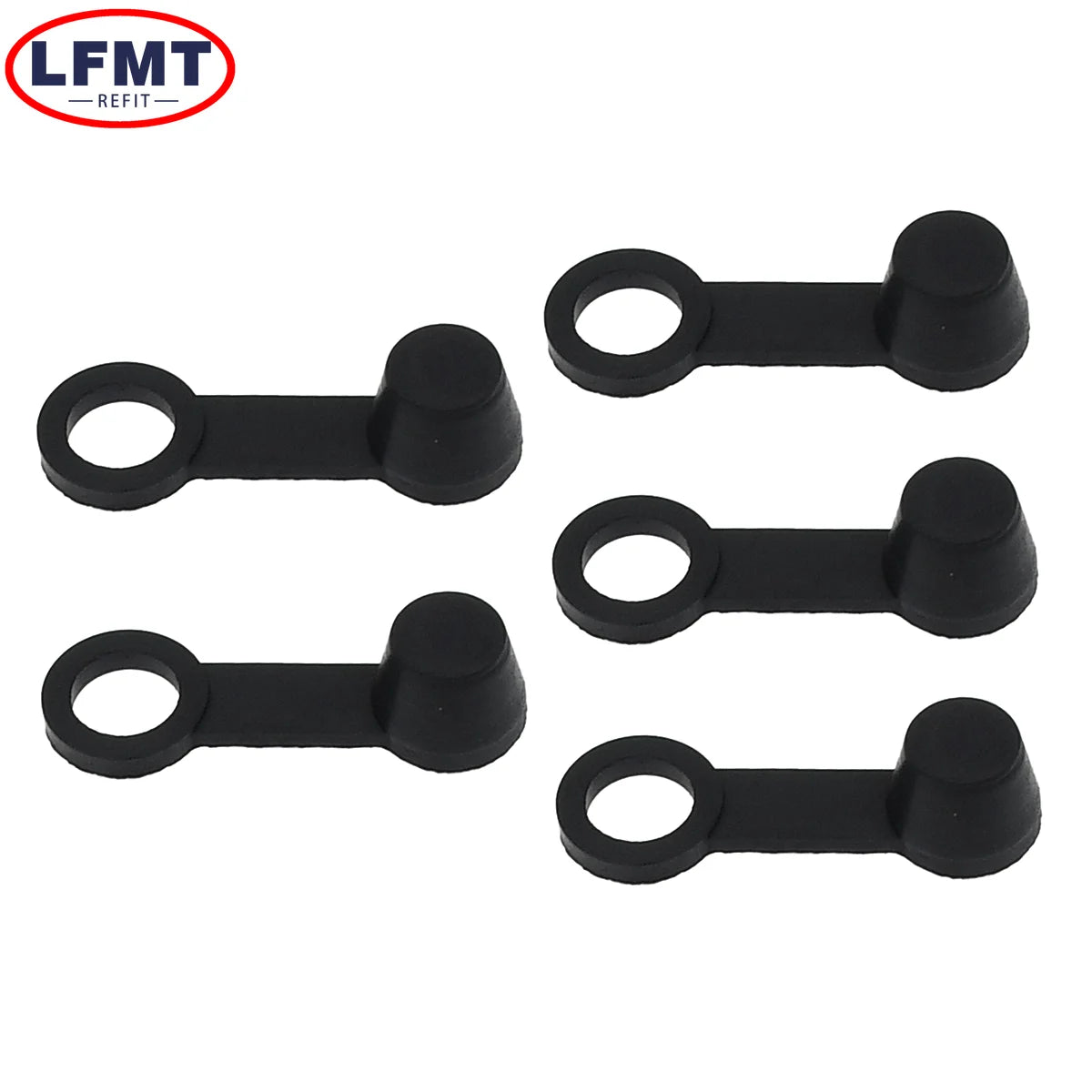 10/5 sets Brake Upper Lower Pump Caliper Shock Absorber Sleeve Dust Cover Rubber Disc Waterproof Cap for Motorcycle Scooter Bike