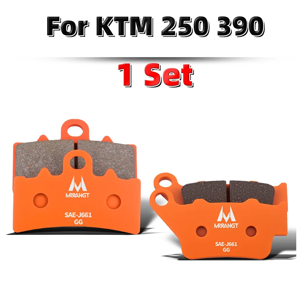 MRRANGT Motorcycle Ceramic Brake Pads Kit For KTM Duke 390 790 1290 Adventure ADV 790 1050 1090 1190 1290 Models Front Rear Set