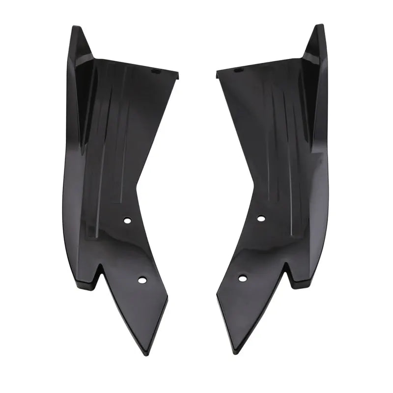 2PCS Universal Car Rear Bumper Spoiler Lip Carbon Fiber Wing