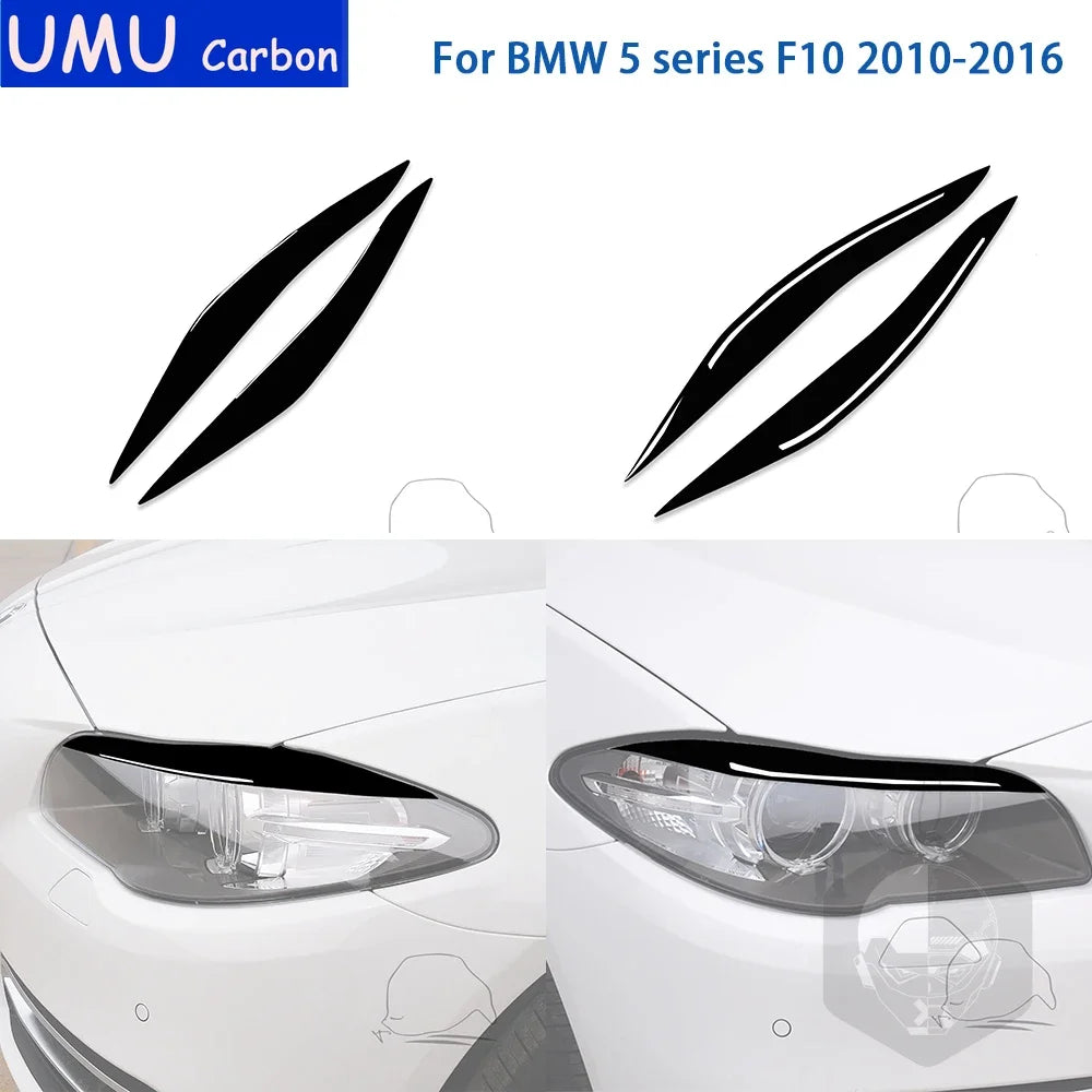 For BMW 5 Series F10 2010-2016 Accessories Car Black Plastic