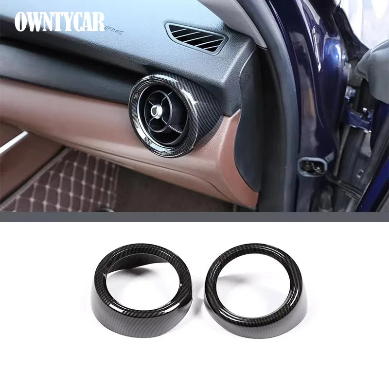 ABS Carbon Fiber For Alfa Romeo Stelvio 2017-2020 Car Interior Trim Sticker Accessories Car Modification Car Styling