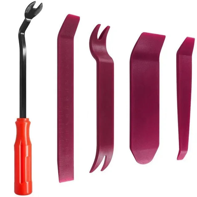 Auto Door Clip Panel Trim Removal Tool Kits Navigation Blades Disassembly Plastic Car Interior Seesaw Conversion Repairing Tools