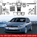 Car Center Console Gear Shift Panel For Volkswagen Golf VI M
