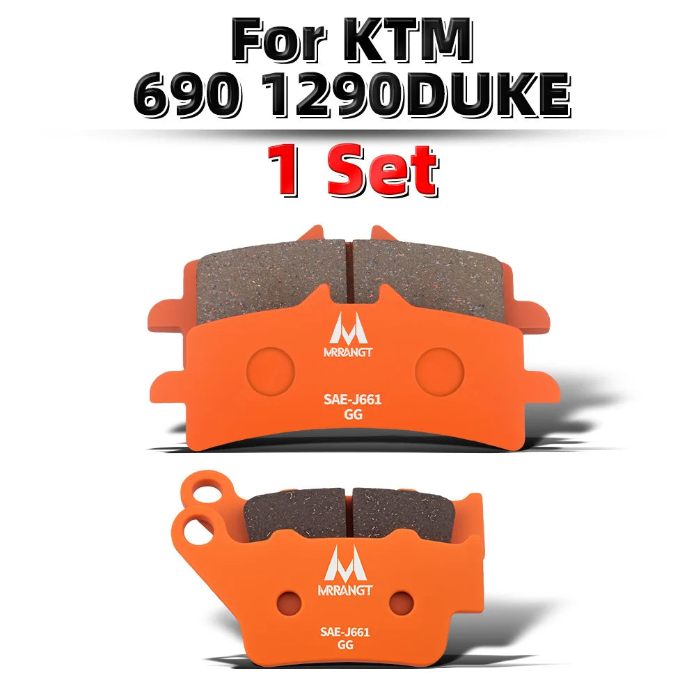 MRRANGT Motorcycle Ceramic Brake Pads Kit For KTM Duke 390 790 1290 Adventure ADV 790 1050 1090 1190 1290 Models Front Rear Set