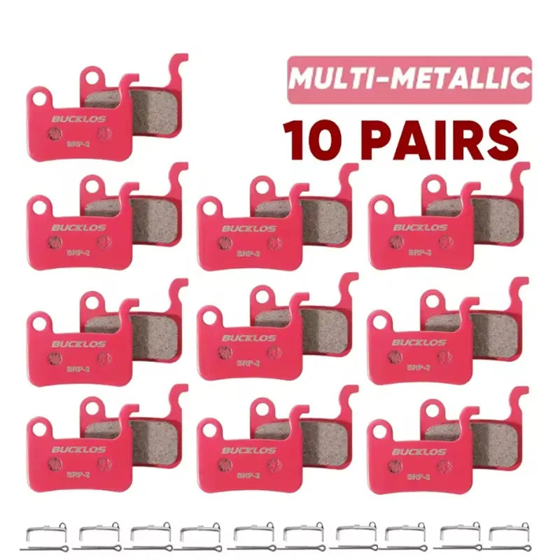 BUCKLOS Bike Brake Pads Resin/Ceramic/Copper-Based/Sintered-Metal Hydraulic Brake Pad wear-resistant Bike Pads Bicycle Parts