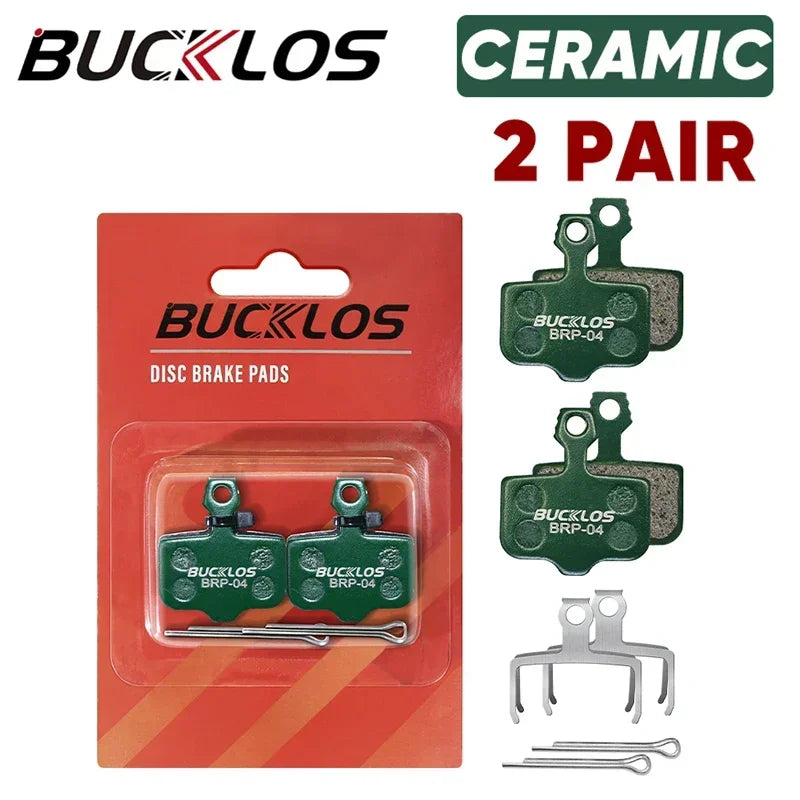 BUCKLOS B01S Brake Pads Bicycle Ceramic Disc Brake Pads for M9000 M9020 M975 M965 M9120 M8020 M8120 Cycling Brake Pad 2/4PC
