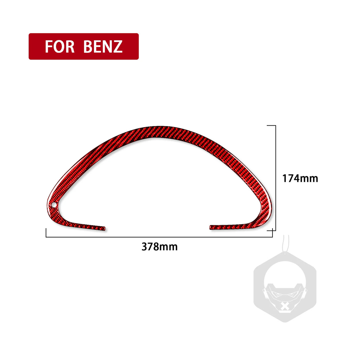 Car Interior Accessories Carbon Fiber Instrument Frame Speed