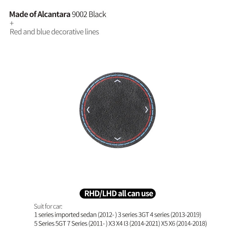 Top Suede For BMW 1er F20 F21 F40 3er F30 F31 F35 3GT Car Multimedia Button Trim Sticker Anti Scratch Auto Interior Accessories