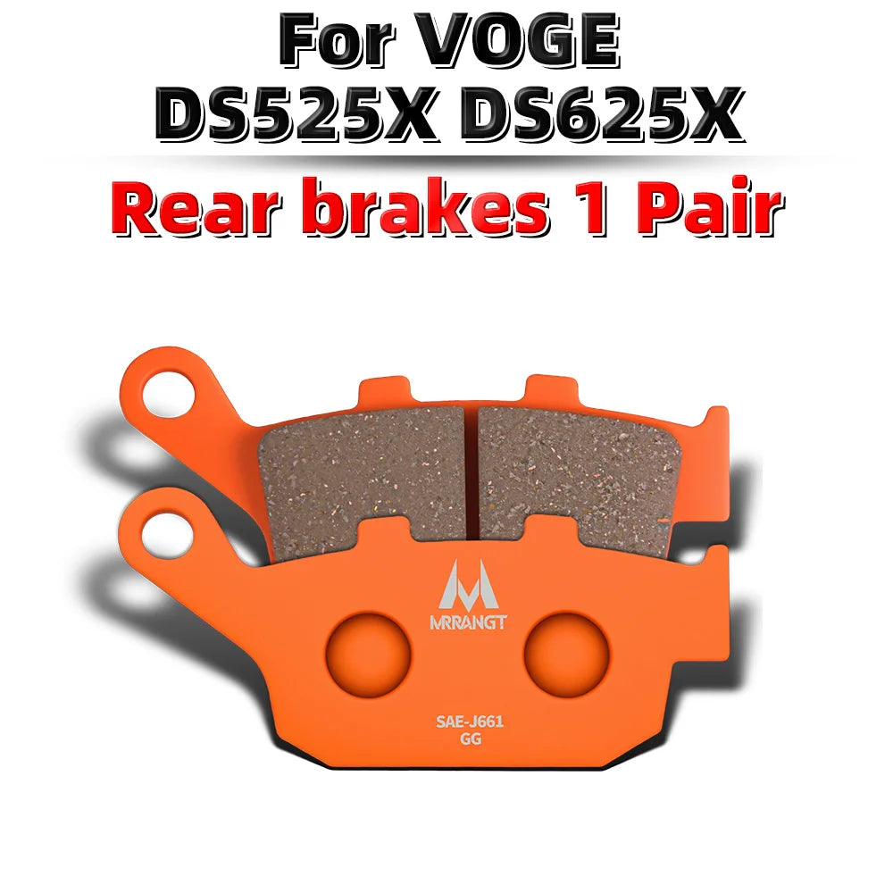 MRRANGT Motorcycle High Performance Ceramic Brake Pads Set Fit For VOGE DS525X DS625X DS900X RR660S RR525