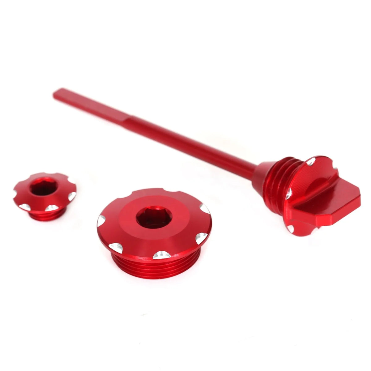 Engine Crankcase Plugs Oil Fluid Dipstick Cap For Honda CRF1